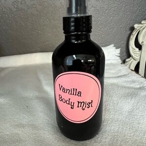 Vanilla Body Mist - Black Bottle
